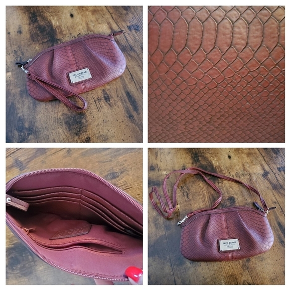 RELIC snakeskin convertible wristlet bag - Picture 1 of 13